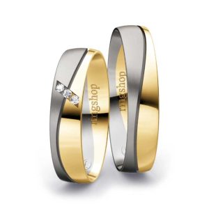 Palladium/Yellow gold