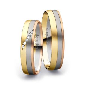 Yellow gold/Palladium/Red gold
