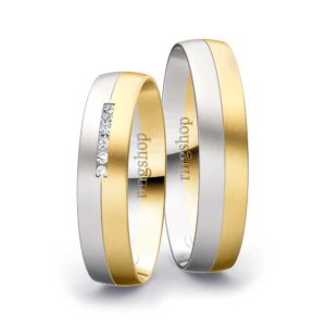 White gold/Yellow gold