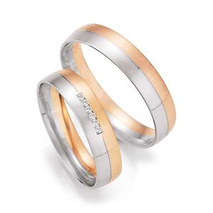 White gold/Red gold