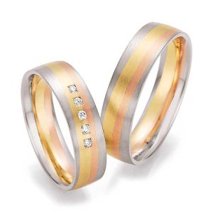 White gold/Yellow gold/Red gold/White gold