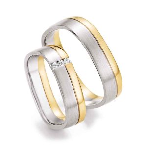 White gold/Yellow gold