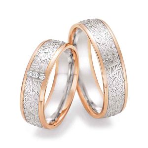 Red gold/White gold/Red gold