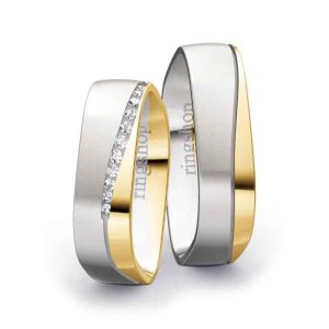 White gold/Yellow gold