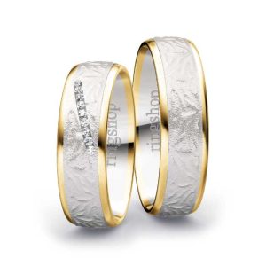 Yellow gold/White gold/Yellow gold