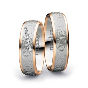 Red gold/Platinum/Red gold