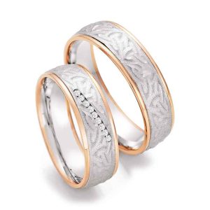 Red gold/White gold/Red gold