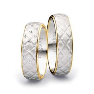 Yellow gold/White gold/Yellow gold
