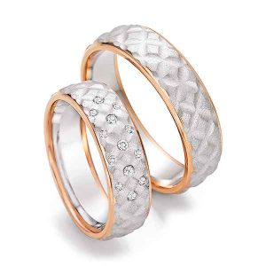 Red gold/White gold/Red gold