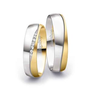 White gold/Yellow gold