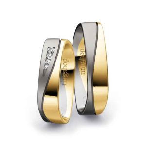 Palladium/Yellow gold