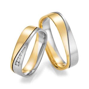White gold/Yellow gold