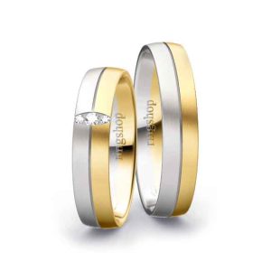 White gold/Yellow gold