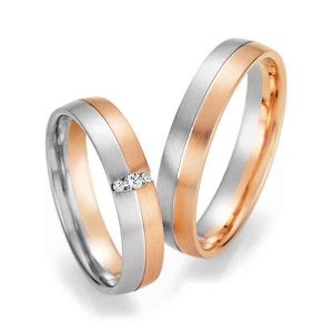 White gold/Red gold