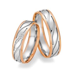 Red gold/White gold/Red gold