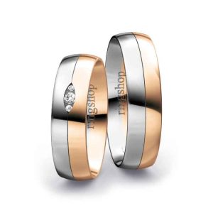 Platinum/Red gold