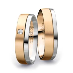 Rose gold/Platinum