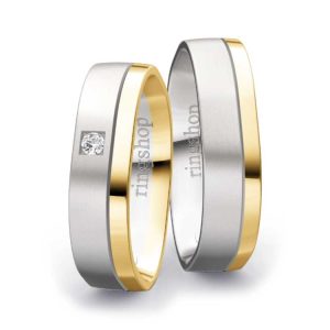 White gold/Yellow gold