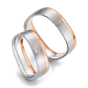 White gold/Red gold