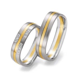 White gold/Yellow gold/White gold