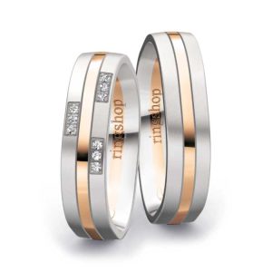 White gold/Red gold/White gold