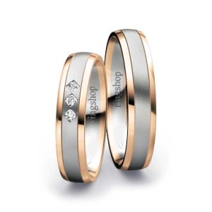 Red gold/Platinum/Red gold