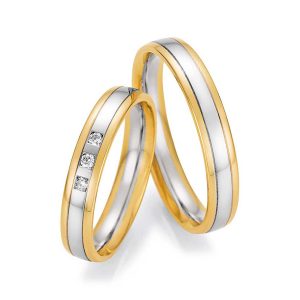 Yellow gold/White gold/Yellow gold