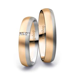 Rose gold/Platinum