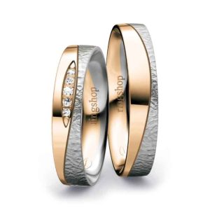 Rose gold/Platinum