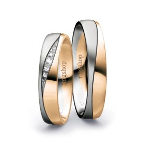 Platinum/Rose gold