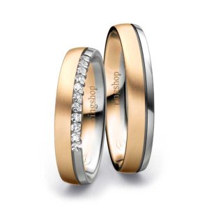Rose gold/Platinum