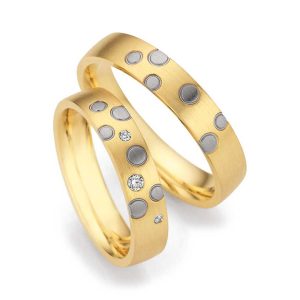 White gold/Yellow gold