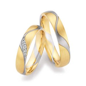 Yellow gold/White gold/Yellow gold