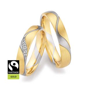Yellow gold/White gold/Yellow gold Fairtrade
