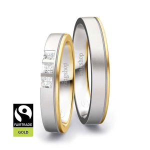 White gold/Yellow gold Fairtrade