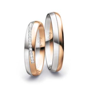 White gold/Red gold