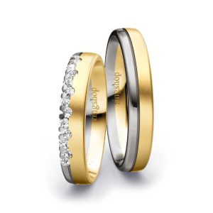 Yellow gold/Palladium