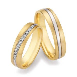 Yellow gold/White gold/Yellow gold