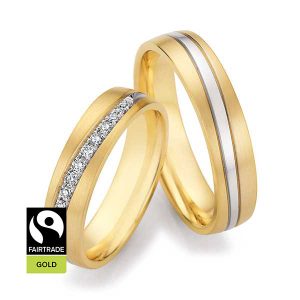 Yellow gold/White gold/Yellow gold Fairtrade