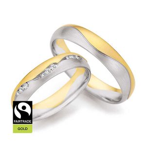 White gold/Yellow gold Fairtrade