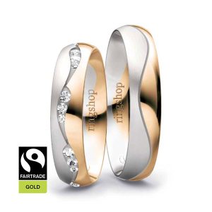 White gold/Rose gold Fairtrade