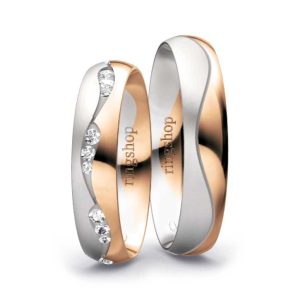 White gold/Red gold