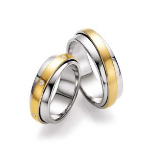 White gold/Yellow gold/White gold
